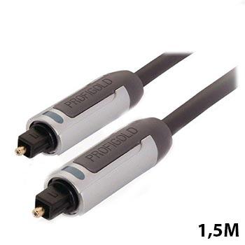 Profigold - Optische kabel - 1 meter - Zwart
