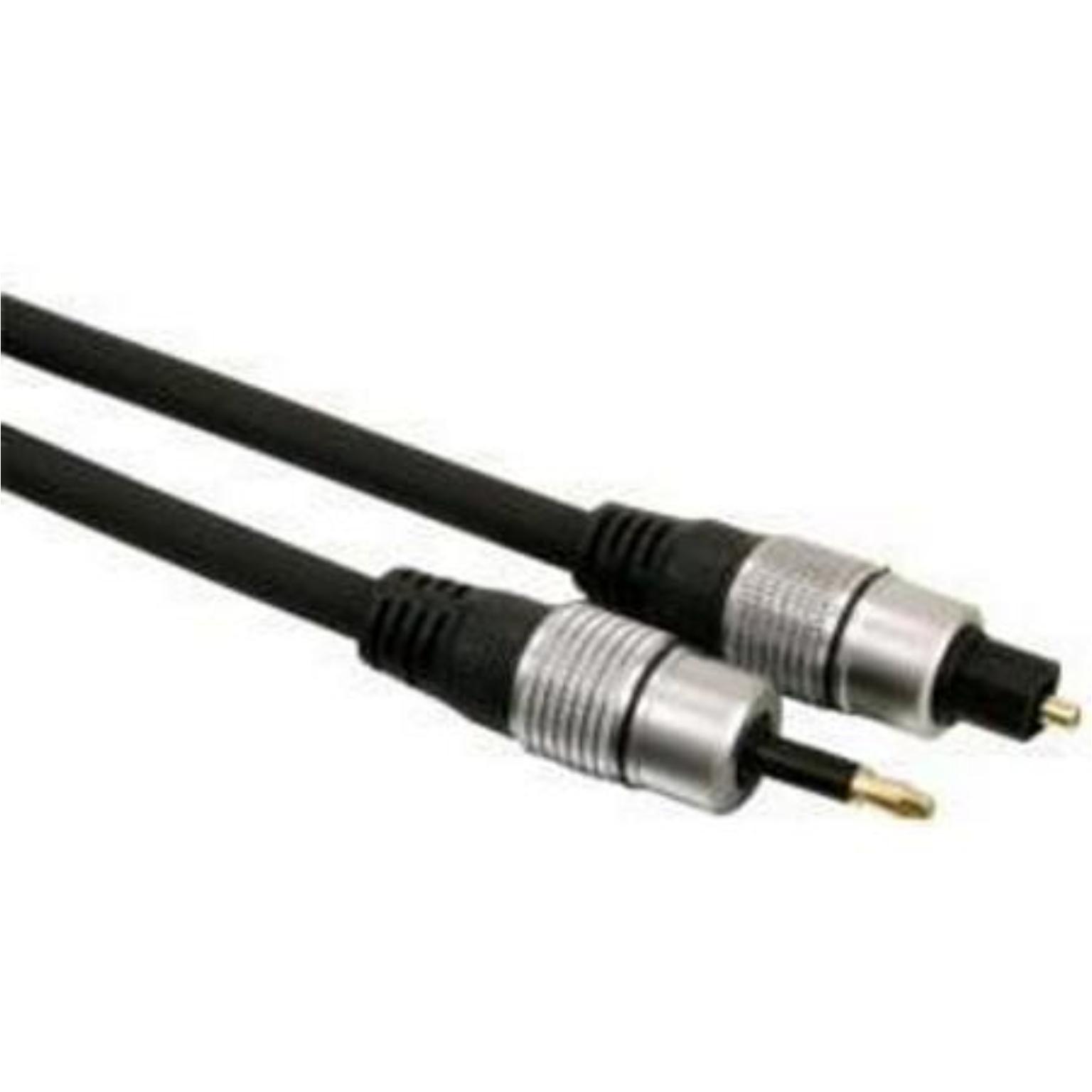 HQ - Optische kabel - 2.5 meter - Zwart