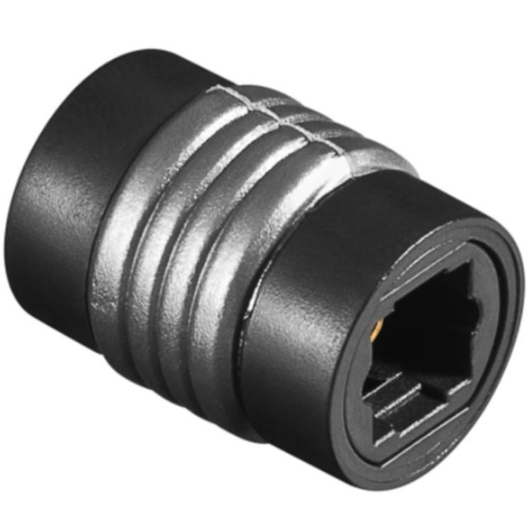Optische kabel koppelstuk - Delock - Zwart